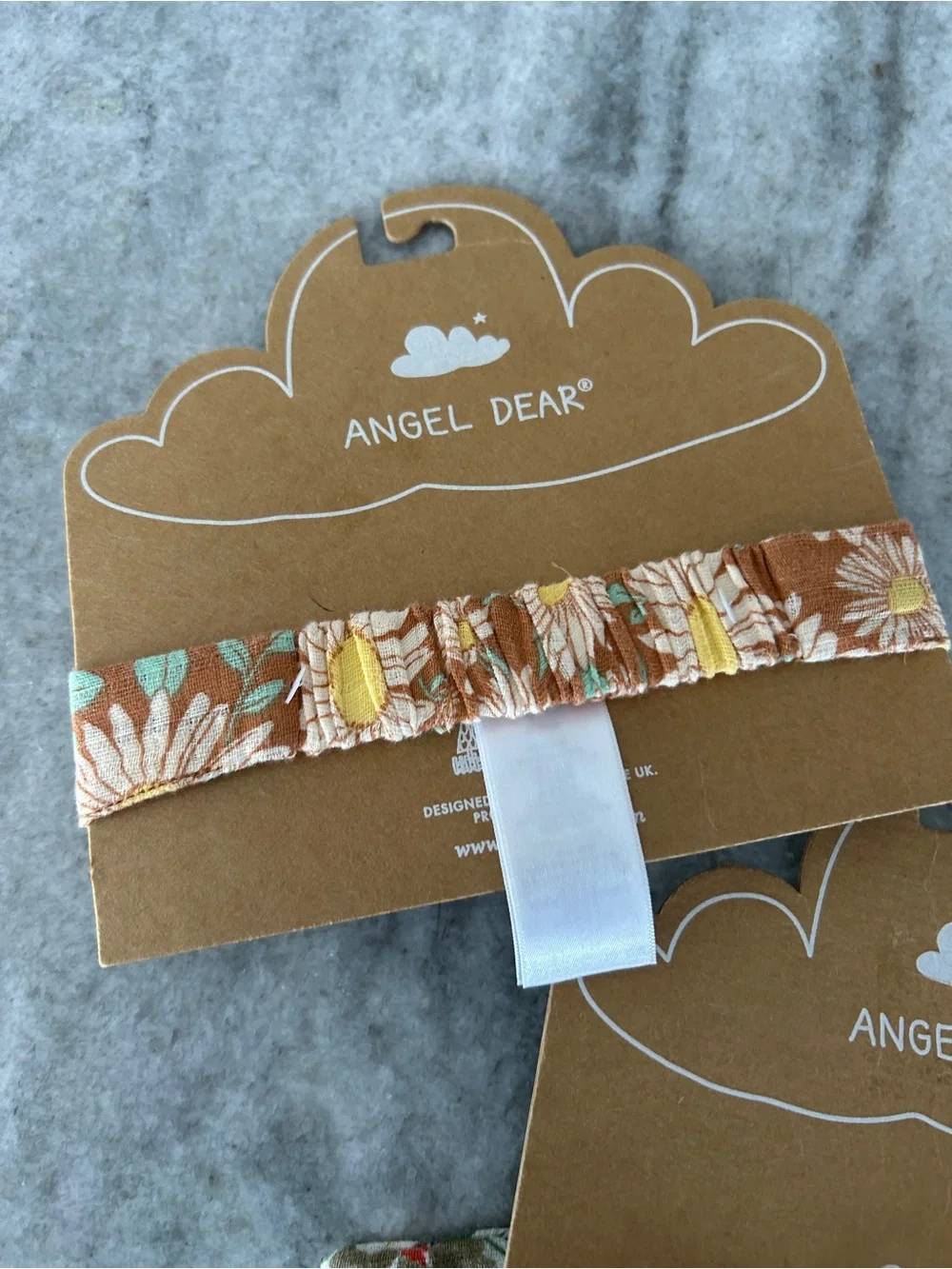 Angel Dear Floral Knot Headband Set - Multicolor Sizes 0-12M 12-24M